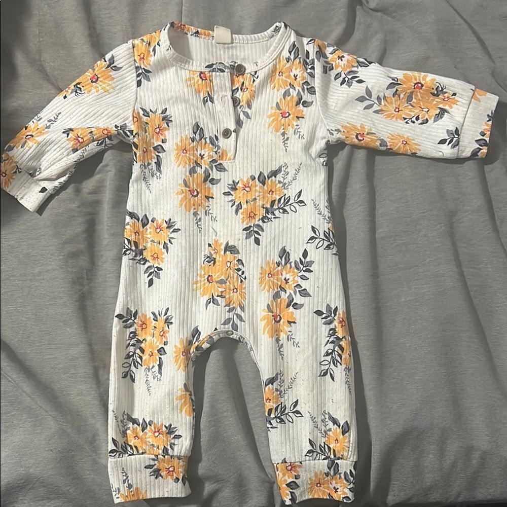 Floral Baby Romper